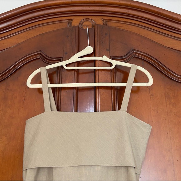 NWT Theory Tie Back Top Sandalwood New Crunch | Size M - Picture 6 of 13